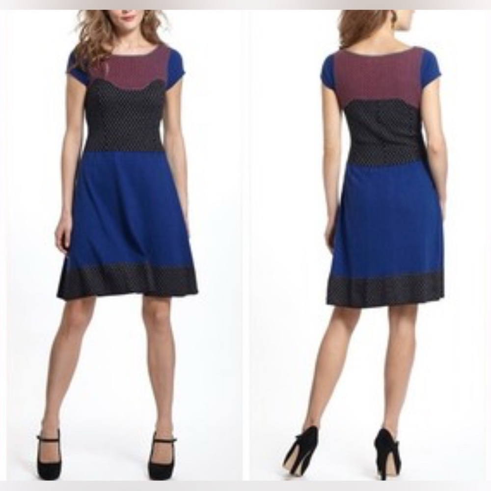 ANTHROPOLOGIE viscose lambswool cashmere angora knit dress